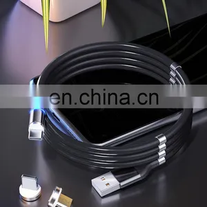 Wholesale 3 in 1 7pin Magnetic Cable Fast Charging Data Cable Mobile Phone Magnetic USB Data Cable for Iphon/type C/android thumbnail-5