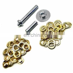 12mm Steel Sliver Or Gold Tarpaulin Tarp Banner Craft Garment Eyelets Grommets With Washers thumbnail-3