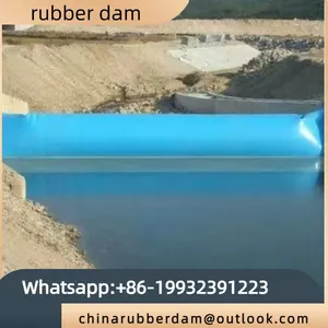 Inflatable Water Filled Rubber Dam Pillow Type Water Retaining Dam Steel Wire Skeleton Structure Air Shield Dam Construction Convenience thumbnail-1