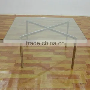 Replica Stainless Steel Barcelona Coffee Table for Living Room thumbnail-1