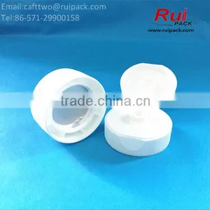 38mm FDA White Round Flip Top Cap With Silicone Valve and PP Liner Used for Food/honey thumbnail-1