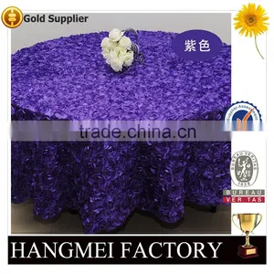 Wedding Decoration Red Rose Table Cloth HM-ZB62 thumbnail-5