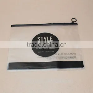 2015 Frosted Pvc Ducument Bag With Gray Zipper thumbnail-5