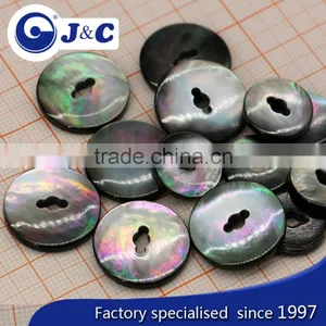 Natural Black Lip Shell Button for Shirt thumbnail-1