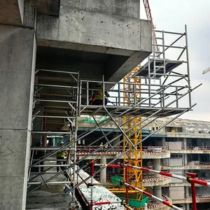 High-Rise Building Working Platform Outer Aluminium Cantilever Scaffold Tower System thumbnail-2