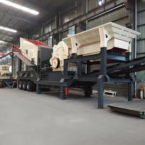 Mobile Impact Crusher for Aggregate /ballast Sand Crushing Plant, M Sand Production Line, PF1214, PF1315, Pf1520 Impact Crusher thumbnail-1