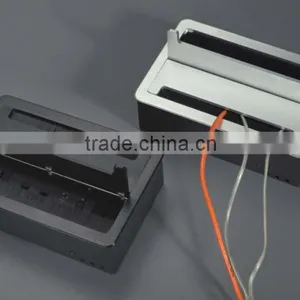 Electrical Flip Open Desk With Outlets and Plugs thumbnail-1