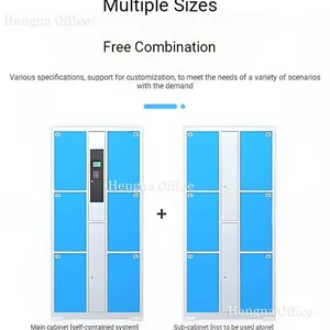 HN-I7H Intelligent Storage Cabinet for Ottawa Business Center, Scalable Main-Sub Design With Industrial Power Supply-Custom Charging Function thumbnail-4