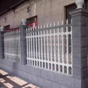 Concrete Precast Sword-shaped Fence for Villas, Yards, and Factory Areas, European-style Imitation Stone Railing and Wall thumbnail-1