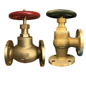 JIS 5K 10K Bronze Angle Globe Valve thumbnail-2