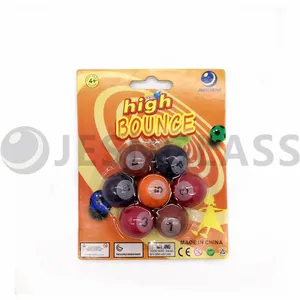 Hot Sale 25MMhigh Bouncy Ball Children's Toy Rubber Balls Blister Card Package thumbnail-3