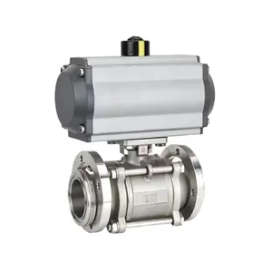 High Quality Pneumatic Flange Ball Valve thumbnail-2