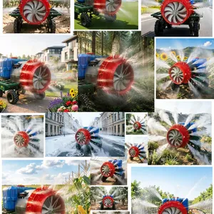 600L Mobile Fog Machine Sprayer Remote Controlled Water Mist Cannon for Industrial Cooling and Cleaning thumbnail-2