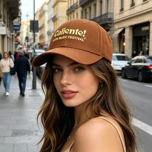 Premium Quality High-End 6 Panels Custom Baseball Caps Multiple Colors Thick 100% Cotton Custom Baseball Caps With Your Logo thumbnail-1
