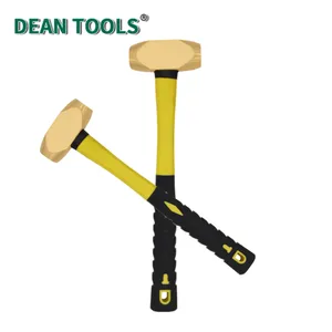 Non-Sparking Copper Flat Hammers(Euro Type),Copper Flat Face Hammer,Explosion Proof Copper Alloy Hammer thumbnail-3