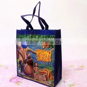 Laminated pp Non Woven Grocery Tote Bag thumbnail-1
