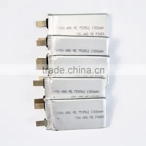 HRB 1300mah 25C Lithium Polymer Battery Cell 3.7V High Capacity thumbnail-2