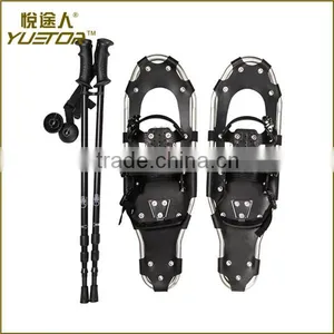 Performance Snowshoes With Pair Anti Shock Snowshoes Poles With Carrying Tote Bag thumbnail-1