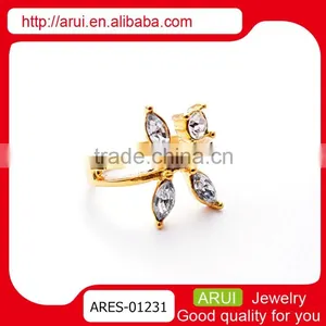 2015 Indian Gold Rings Design Engagement Rings Wedding Rings thumbnail-1