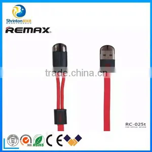 2016 Newest Remax 2 in 1 Usb Cable for Iphone 5/6/6 Plus and Micro thumbnail-3