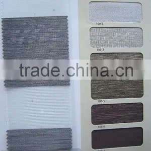 QINGMIAO Brand Polyester Material Zebra Pattern Combi Blinds Fabric thumbnail-3