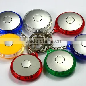Cheap Round Shaped LED Torch Light Key Chain Worldwide Shipping Wholesaler thumbnail-1