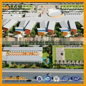 1: 250 ARABTEC Education Center Model, Campus Real Estae Scheme Model thumbnail-1