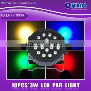 LP7-1803A 18pcs 3W RGB Plastic Flat LED PAR LIGHT thumbnail-1