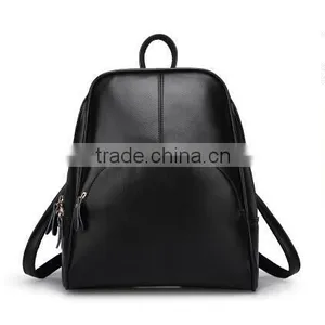 PU Leather New Fashion Backpack Multi Candy Pure Colors Shoulder Bag thumbnail-2