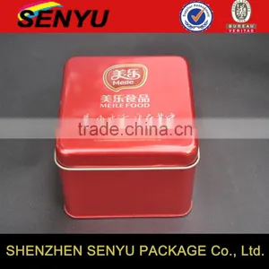 Gift Packaging Metal Soap Tin Box With Hinged Lid thumbnail-1