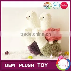 Custom Wholesale Handmade Pink Alpaca Plush 2015 thumbnail-3