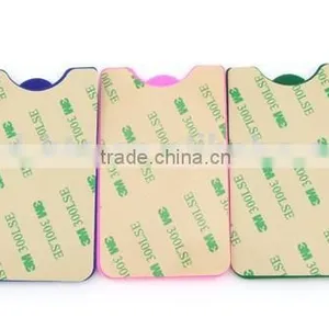 Silicon Slap Band 3M Stickers Diy Silicone Phone Stand Card Holders,promotion 3m Sticker Silicone Cellphone Card Holder thumbnail-3