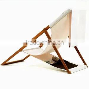 XZ Shape Wooden Foldable Beach Chair thumbnail-2