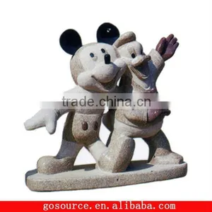 Stone Mickey Mouse Sculpture thumbnail-1