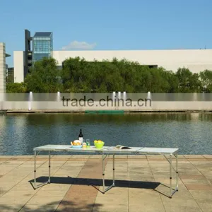 8ft Aluminum Beer Pong Folding Table thumbnail-1