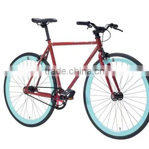 700C Colorful Taiwan Components Hiten Steel Single Speed Fixie Bike thumbnail-2