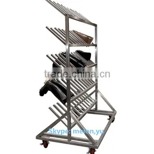 Factory Direct Sales 15-pair Stainless Steel Boot Rack/Mobile Boot Rack thumbnail-6