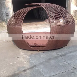 Hot Sale All Weather Wicker Rattan Pool Side Sunbed Lounge Furniture Outdoor Furniture thumbnail-6