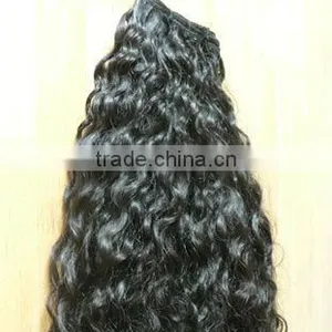 Single Drawn Machine Weft Hair thumbnail-1