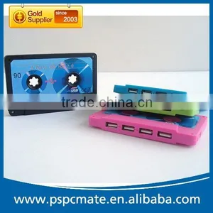 Computer 2.0 High Speed Cassette Shape 4 Port USB HUB thumbnail-2