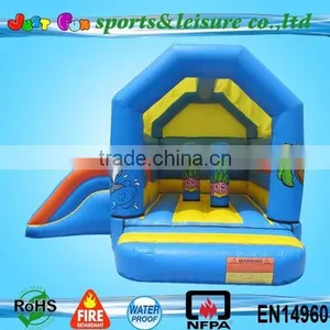 New Design Inflatable Jumping Castle, Inflatable Bouncy Castle With Slide thumbnail-1