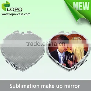 Customed Gift Sublimation Blank Compact Cosmetic Mirror thumbnail-2