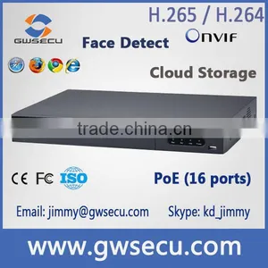 Onvif Intelligent Analysis Face Detect 16 Ports PoE NVR 32ch thumbnail-1