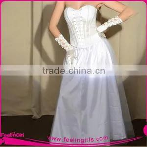 Drop Shipping Bridal Tight Lacing Corset Dress thumbnail-1
