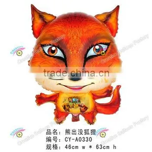 2016 Fox Shaped Helium Balloons Animal Shaped Foil Balloons thumbnail-1