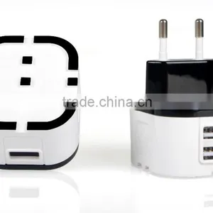 CE ROHS Certified Universal Wall Charger With EU Plug 2.1A thumbnail-2