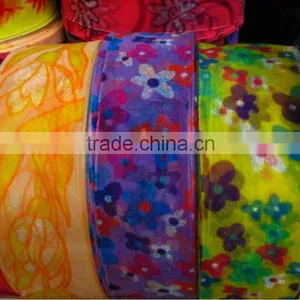 Flower Print Tulle, Tulle Roll,tulle Fabric,tulle thumbnail-1