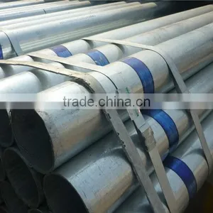 Custom-make British Standard Hot Dipped Galvanized Steel Pipe BS1387 Class A/B/C thumbnail-1