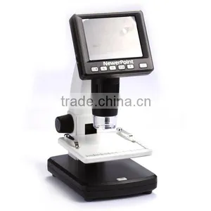 High Quality 5M USB Standalone Digital Microscope LCD Video Microscope for Student Laboratory thumbnail-1