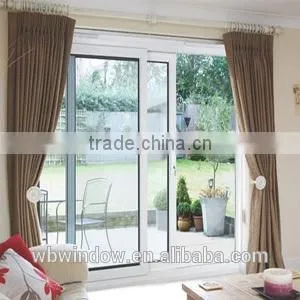 French Double Glazed PVC/UPVCserise Patio Sliding Glass Doors,sliding Apartment Doors, Windows and Doors thumbnail-1